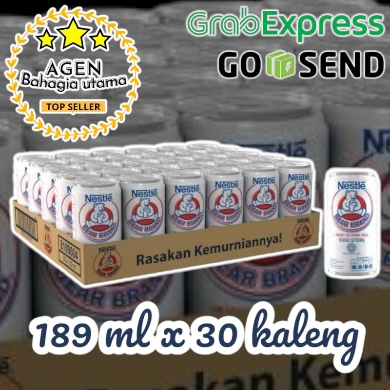 

Susu beruang | Nestle Bear brand 189ML 1 karton (30kaleng)