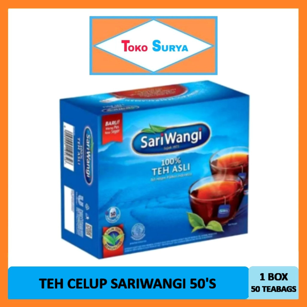 

Teh Celup Sariwangi Isi 50's 92.5 Gr