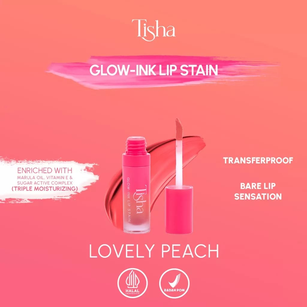 ARJUNA TISHA Glowing Ink Lip Stain / Tisha Lip Tint