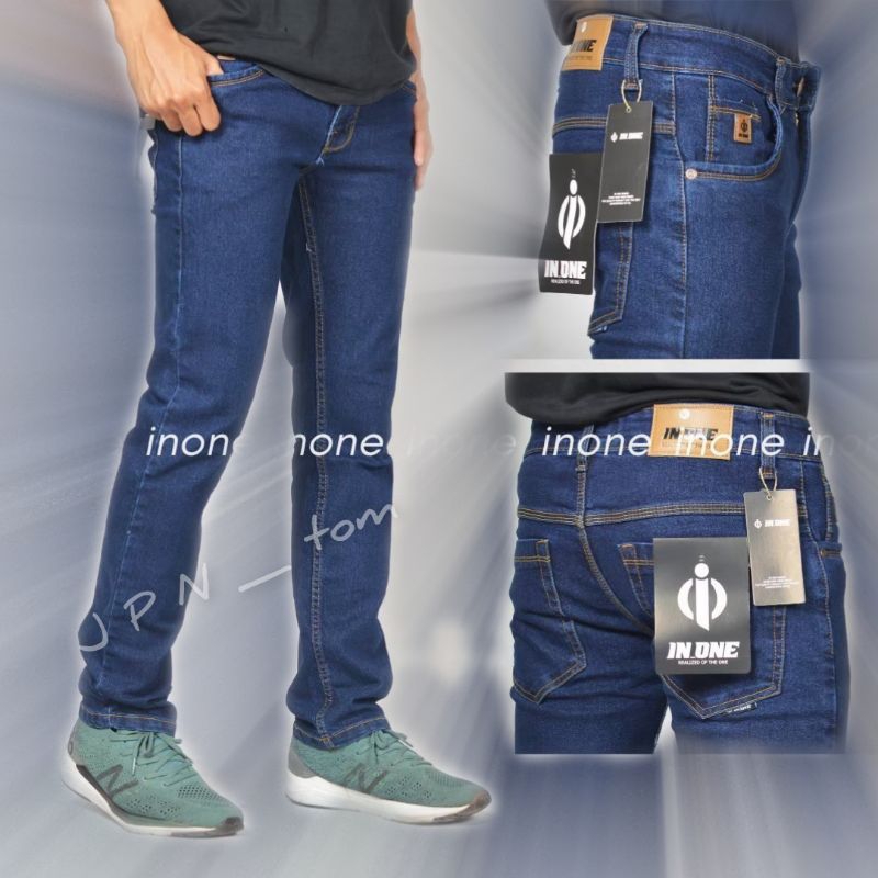 Celana Jeans Big Size Pria Melar Ukuran Besar 38 39 40 Navy Jins Jumbo 41 42 43 44 45 46 Long Pants Pinggang Karet Model Reguler Fit Stretch Bahan Tebal Celana Panjang Original Premium In One Cocok Kegiatan Formal Kerja Kantor Kondangan Casual