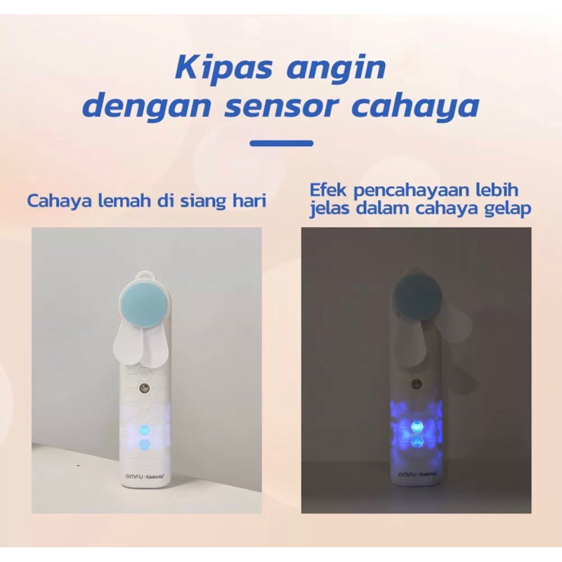 READY STOCK✔️ Kipas Angin Mini / Nano Spray 2In1 Portable USB + Dudukan Handphone
