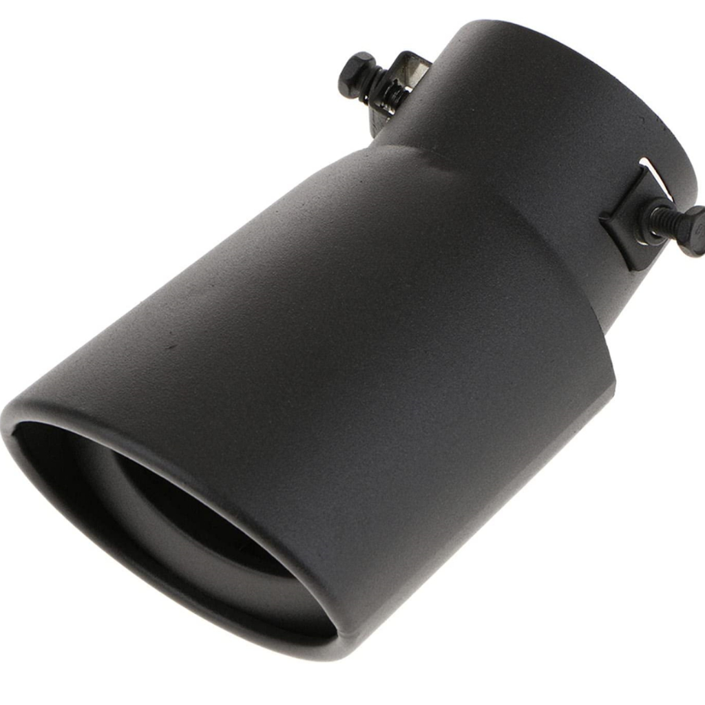 Ujung Knalpot Muffler Exhaust Tip Tailpipe Universal Car 15cm - DW-15 - Black