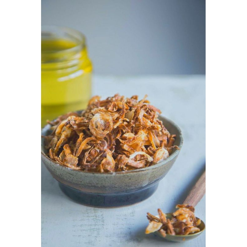 

FREE ONGKIR!!! Bawang Merah Grade A Goreng 1kg - Kemasan Standing Pouch