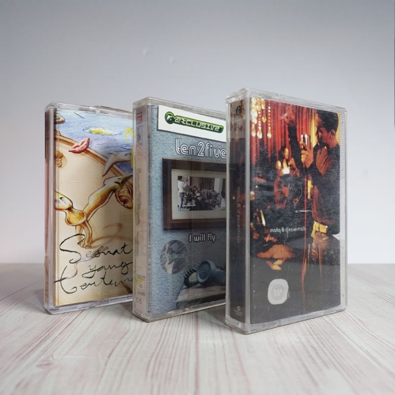 Kaset Pita Jadul Band Indonesia 1st Maliq & D'Essentials, Ten2Five - I Will Fly, Padi - Sesuatu yang