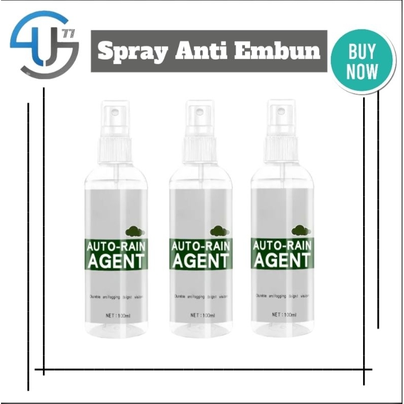 US364 Spray Anti Embun Hujan Air Fog Rain Agent Kaca Helm Spion Mobil 100ml By Toko Haji Usman