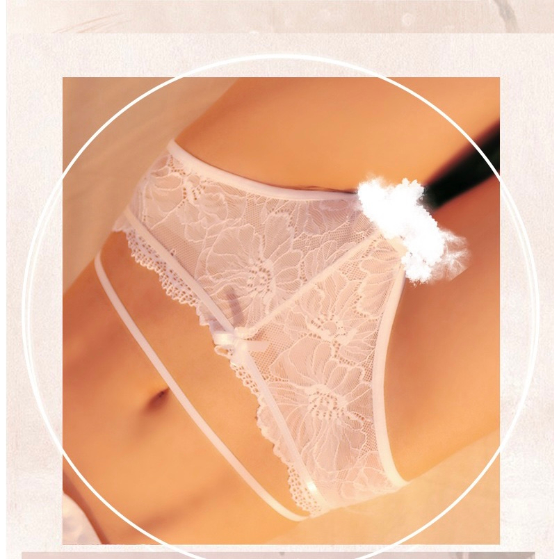 Celana Dalam Transparan Tali silang Sexy Open Crotch Lingerie G String C035