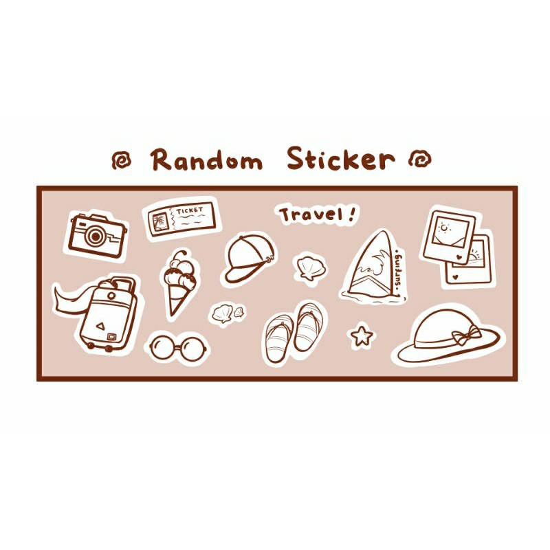 

Sticker Estetik Random Travel Theme untuk Ipad/Laptop/Handphone/Cover/Casing/Tumbler dll