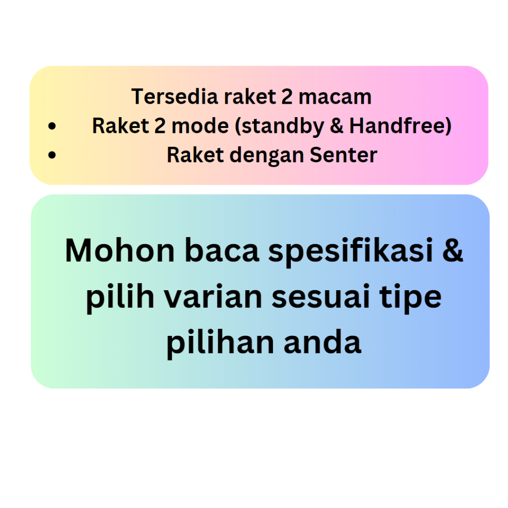 Raket Nyamuk Senter USB 2in1 2 Mode