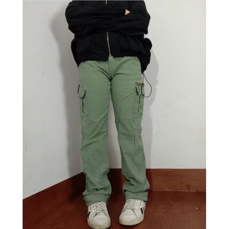 cargo ships pants hijau army