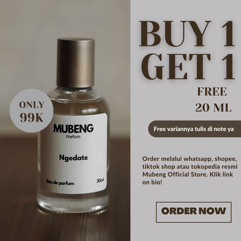 Mubeng Parfum Pria PDKT Series ( Buy 1 Get 1)