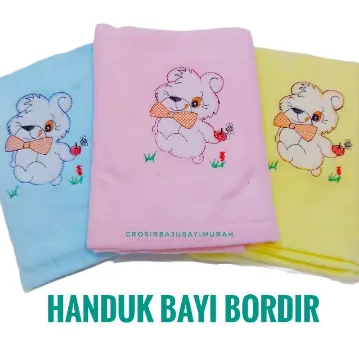 Handuk Bayi Lembut Ukuran Besar