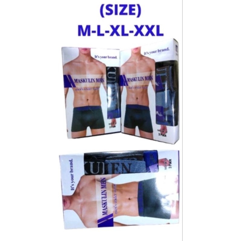 boxer/pop pria dewasa Maskulin/munafi [1pcs]/1lembar