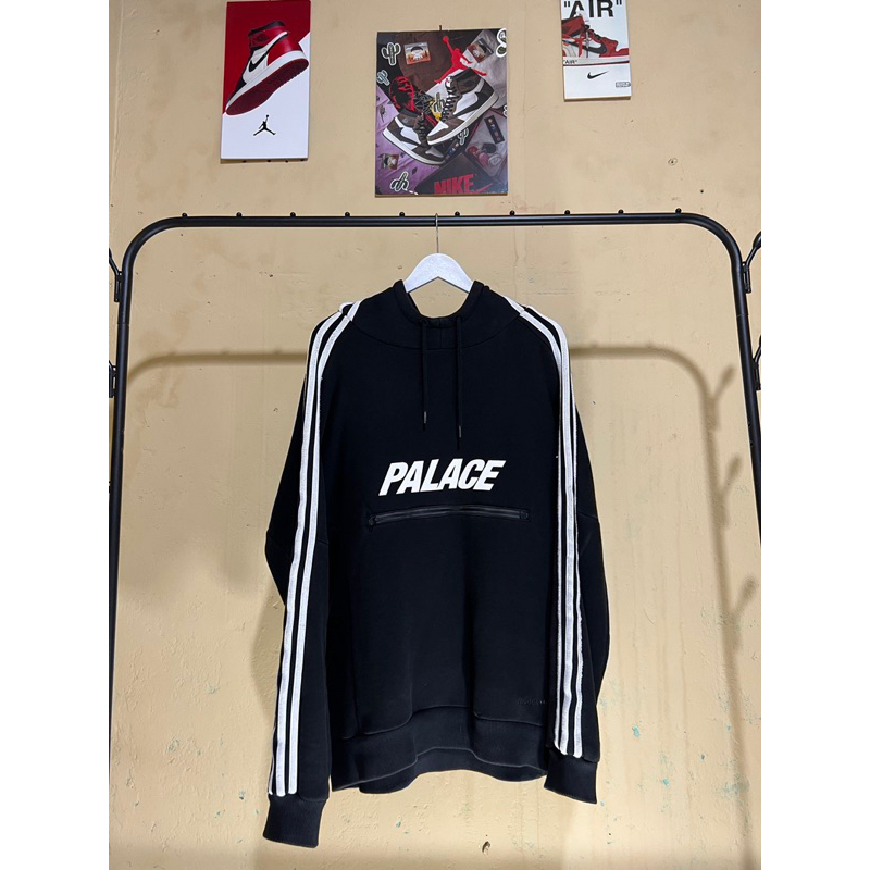 HOODIE PALACE X ADIDAS BLACK TRACKTOP ORIGINAL (RARE ITEM)