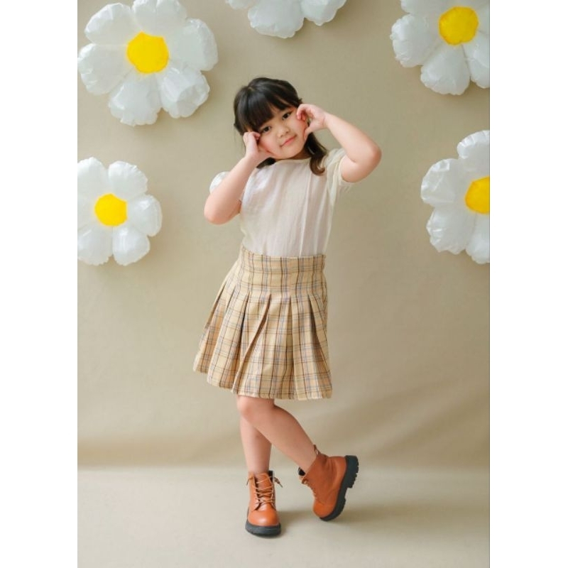 ROK ANAK YUKI SKIRT USIA 1 2 3 4 5 6 tahun - MODEL ROK TENIS