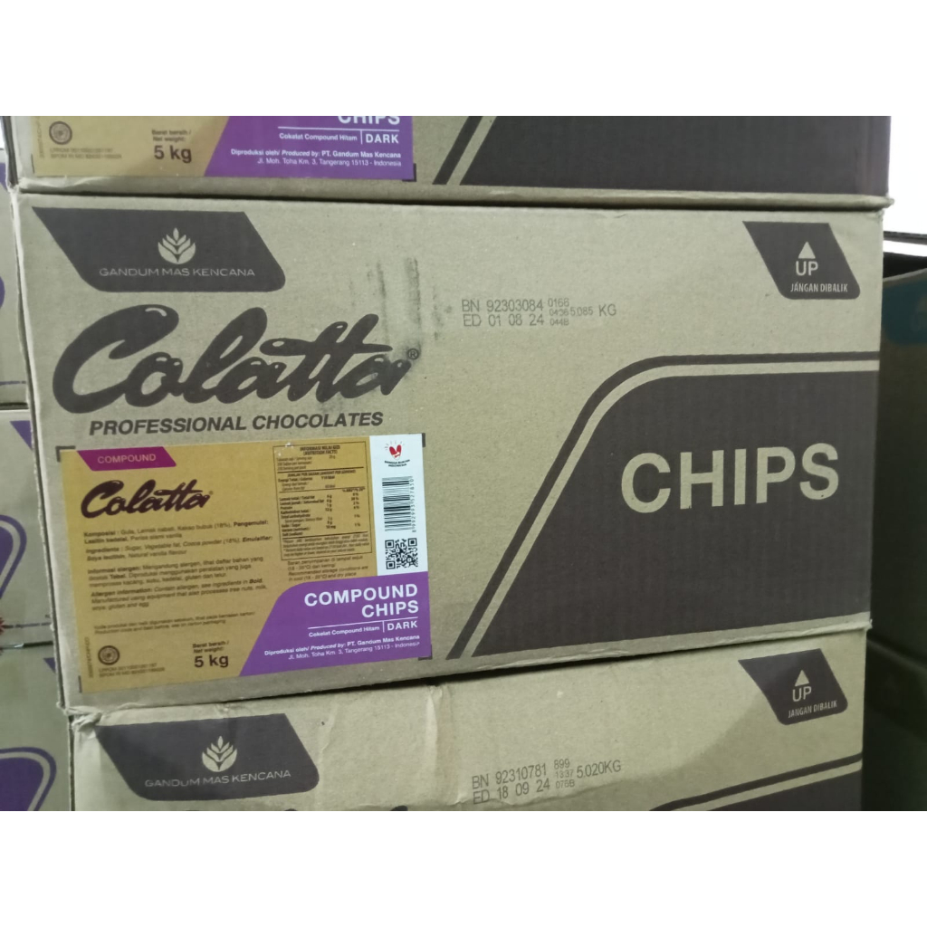 

Colatta Chip Compound 5kg Coklat Cokelat