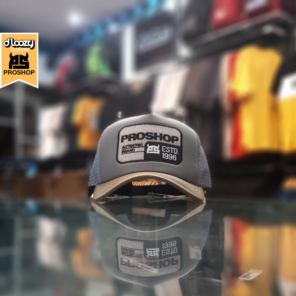 Proshop Topi Jaring Pria Hitam Mustard PSX019