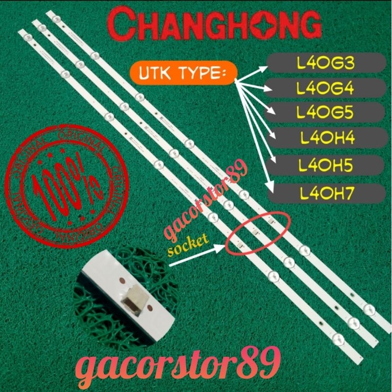 backlight Changhong L40G3 L40G4 L40G5 L40H4 L40H5 L40H7