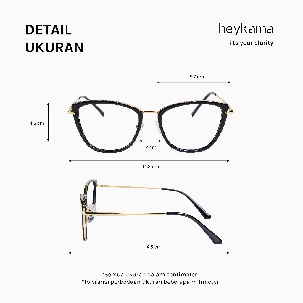 heykama - Frame Kacamata Anya (Cat Eye)