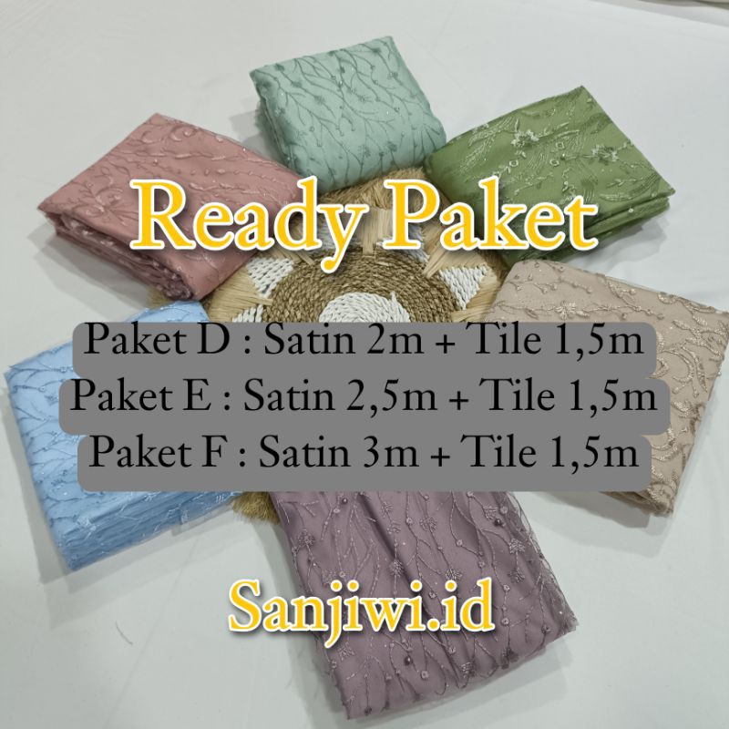 Kain Paket Bridesmaid / Paket Seragaman Nikahan / Bridesmaid Part 2