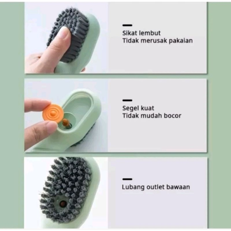 SIKAT SEPATU PAKAIAN DISPENSER SABUN SERBAGUNA