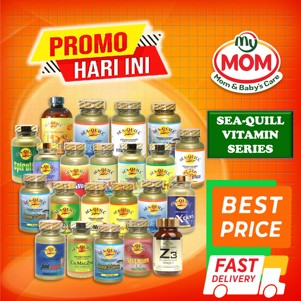 [BPOM] Sea-Quill Eye Bright Isi 30 Tablet / Sea Quill / Seaquill / Vitamin Mata / MY MOM