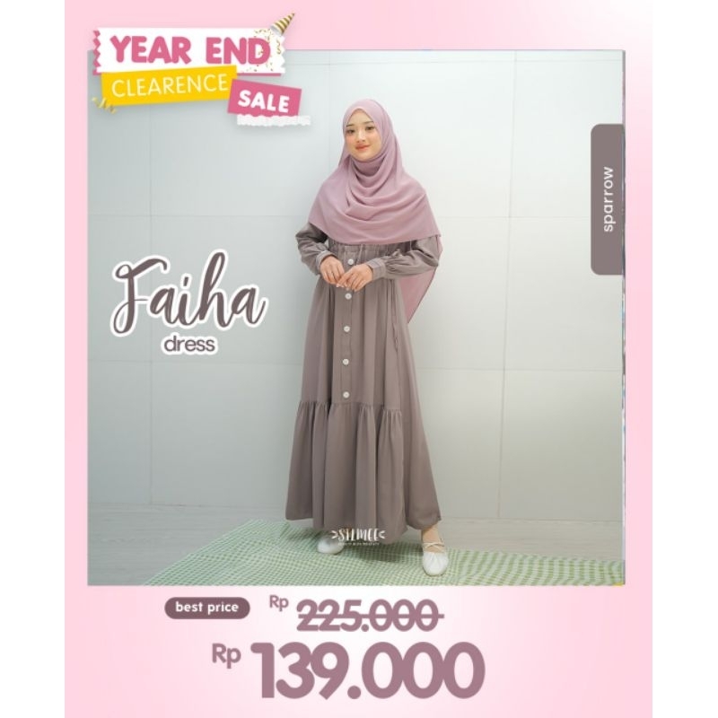 FAIHA DRESS SILMEE - SHUVAYE (GAMIS ONLY)