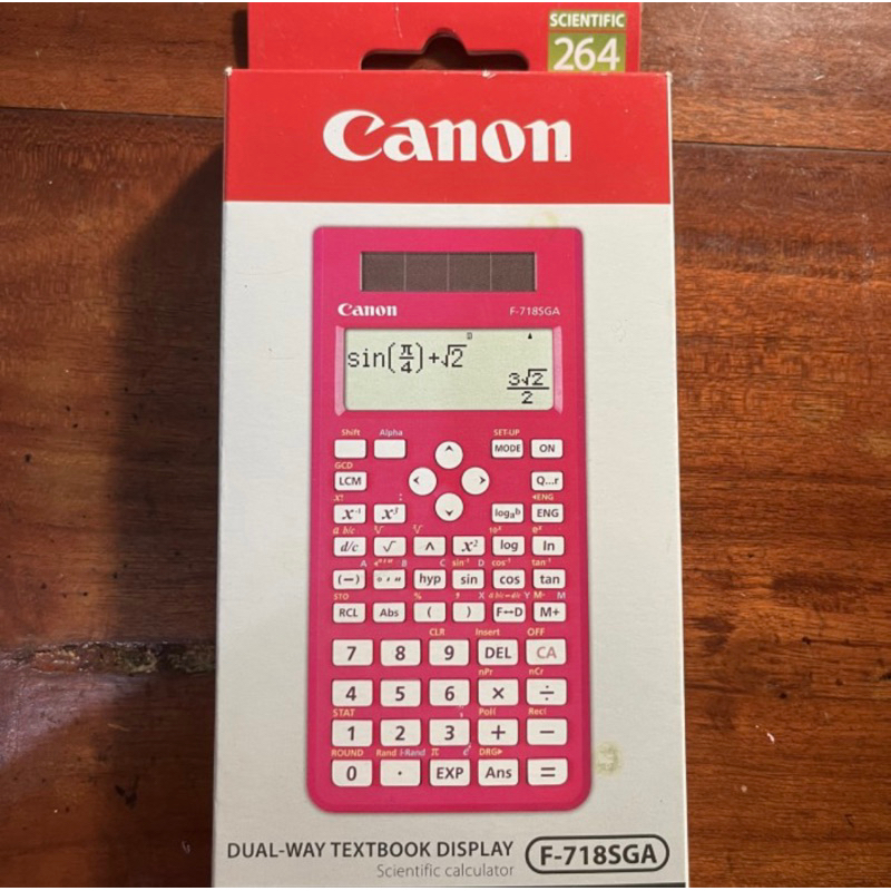 

Kalkulator Scientific Canon F-718SGA Hot Pink Kalkulator Saintifik Statistika