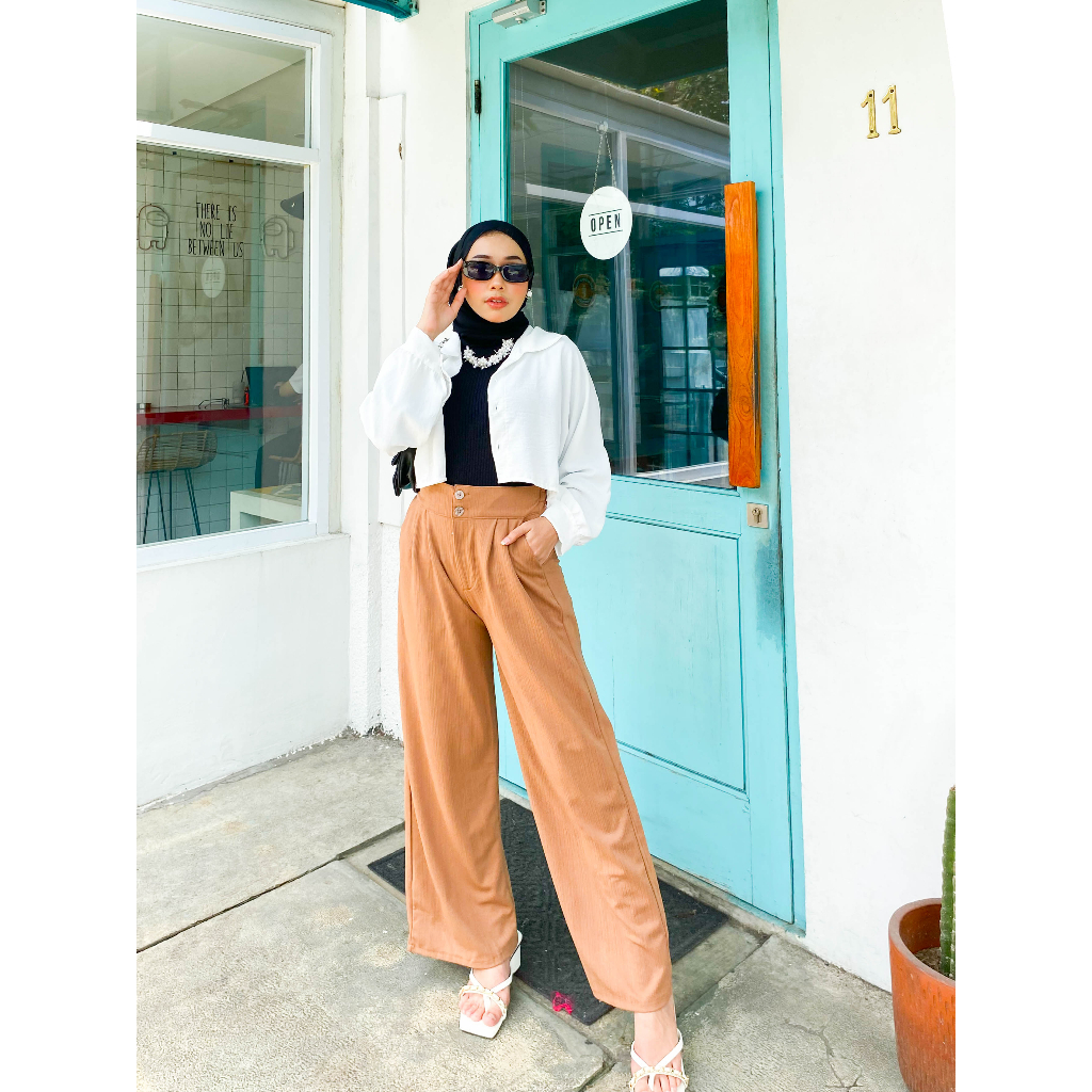 PGS Jennie Knit Pants / Celana Jennie / Celana Panjang / Celana knit