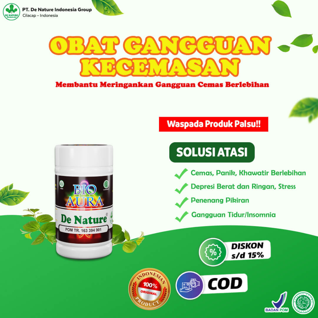 (Langsung COD) Obat Anxiety Disorder - Obat Untuk Anxiety Disorder - Obat Kecemasan Berlebihan Terus