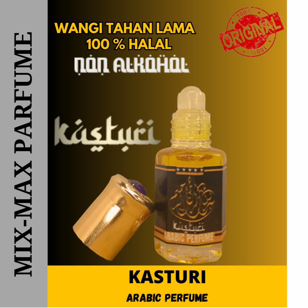 PROMO TERBAIK!!! 10 Botol Kasturi 6 Ml Non Alkohol - Halal