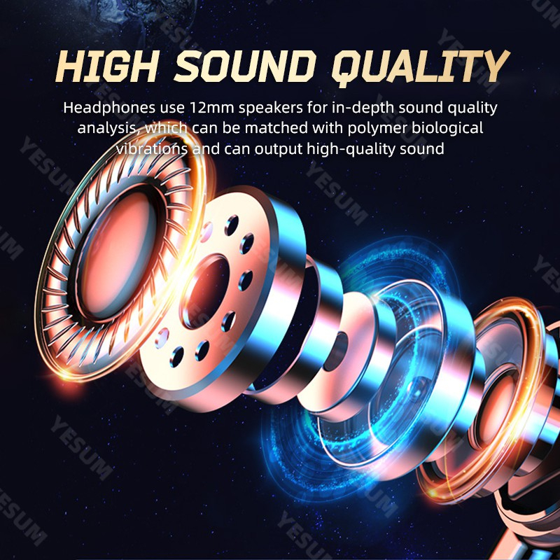 【BT030】Fxing S11 New Gaming Wireless Bluetooth low-latency Earphone TWS Headset Hoise-cancelling HD Calling Long Battery Life