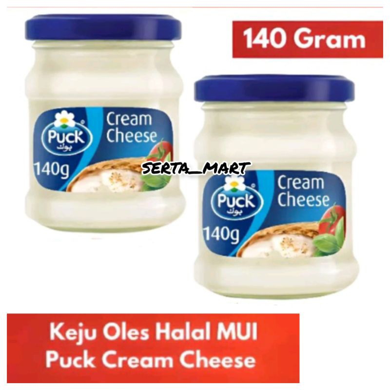 

Puck Processed Cream Cheese 140gr - Cheese Cream / Keju Oles