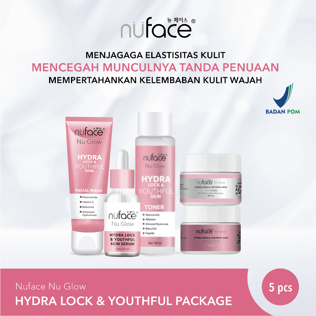 Nuface Skincare Fuji 3in1 &amp; 5in1 Nu Glow Hydra Lock &amp; Youthful Package