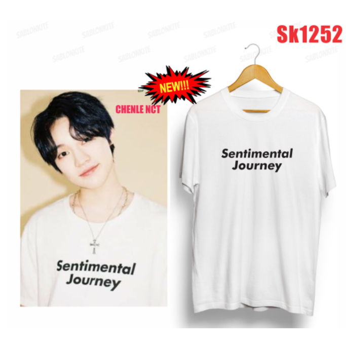 (SK1252) BAJU KAOS NCT CHENLE SENTIMENTAL