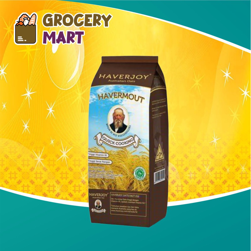 

Haverjoy Havermout Quick Cooking 1kg