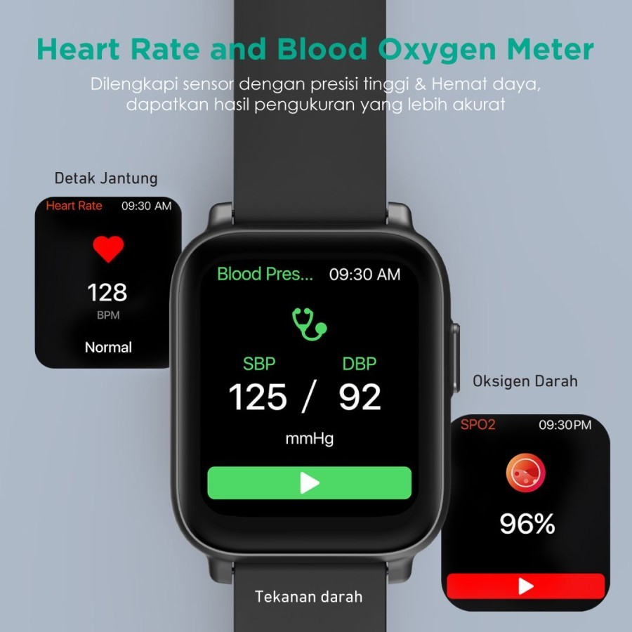 Smartwatch Aukey SW1 Fitness Tracker 10 Activity With IP68 SW-1