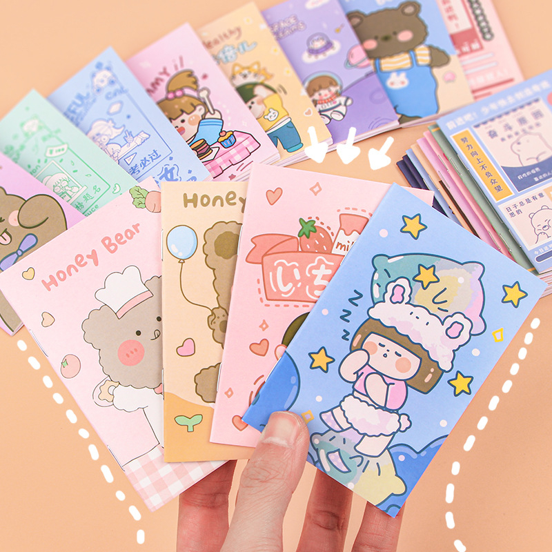 MIKADO - KP114 BUKU TULIS MINI MOTIF KARTUN NOTEBOOK MINI CARTOON MINI BOOK NOTEPAD KARAKTER BUKU TULIS MEMO KECIL MURAH IMPORT