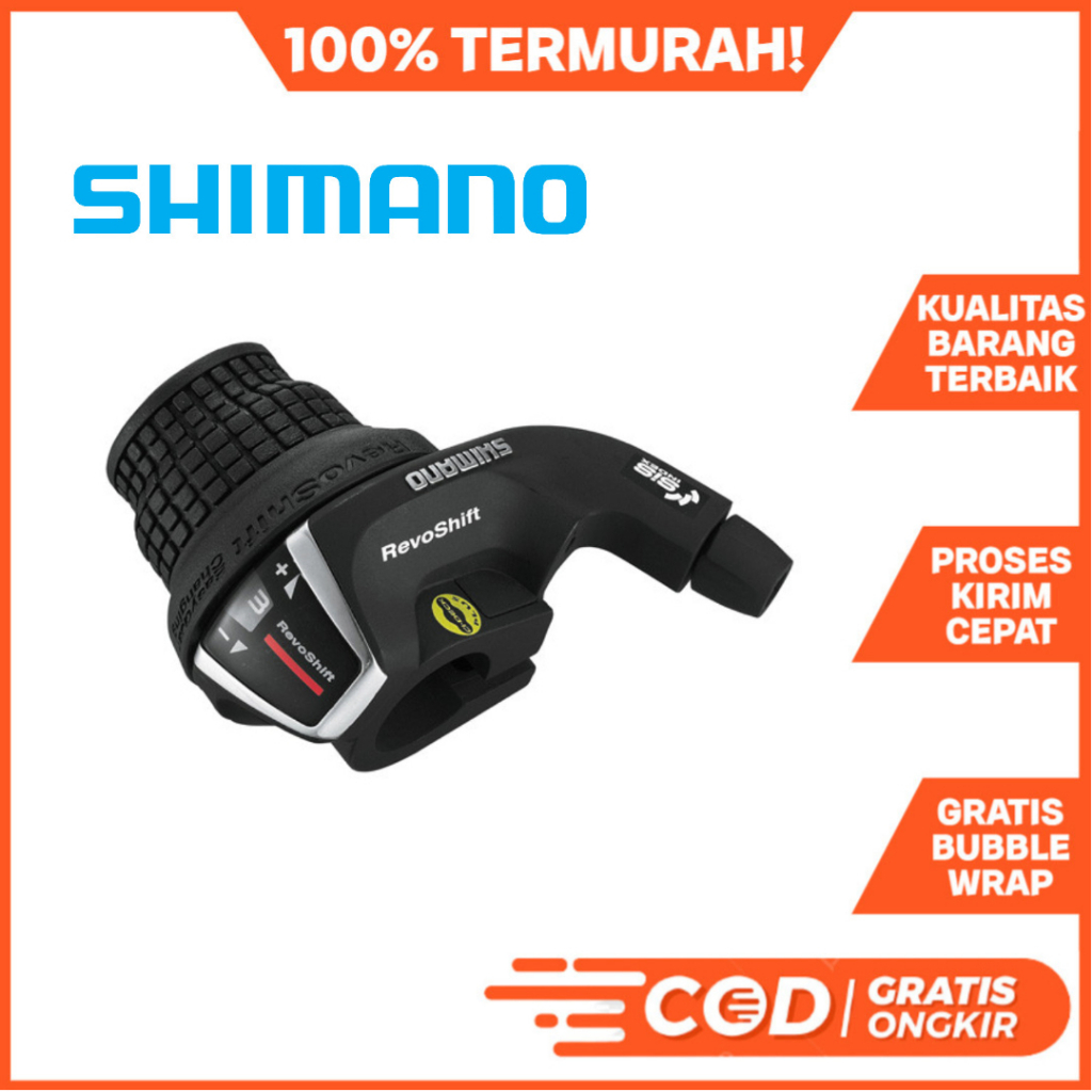 SHIFTER SEPEDA SHIMANO TOURNEY SL-RS35 3 SPEED OPERAN SEPEDA MTB LIPAT DLL