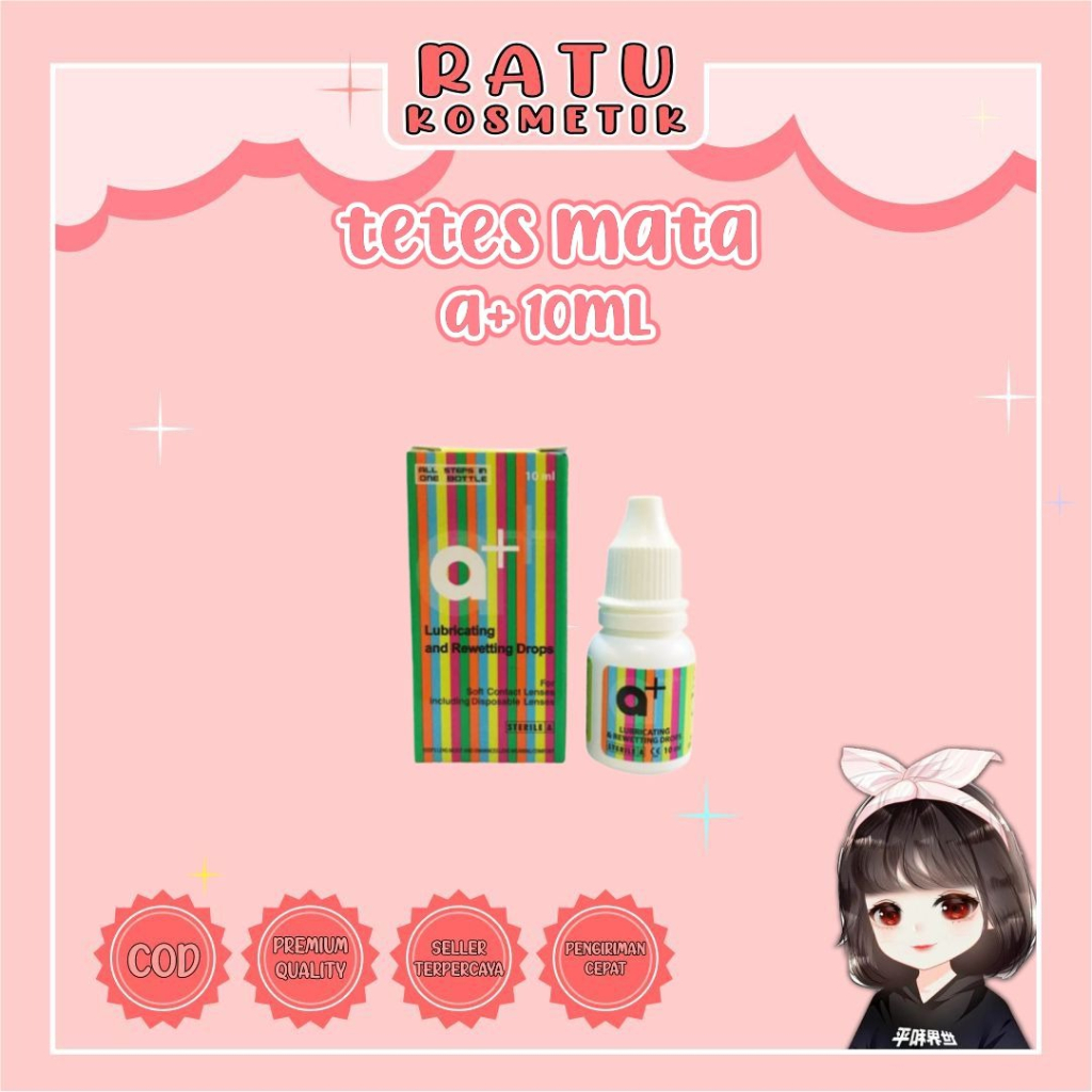 ❤ RATU ❤ Tetes Mata X2 15ml | A+ 10ml | Freshkon 10ml | O2 15ml | Eye Drop Contact | Mata Kering Pakai Softlens | Cairan Soflens