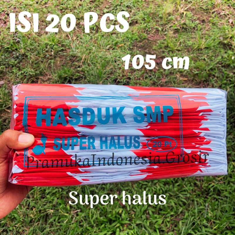 [ISI 20 PCS] HASDUK PRAMUKA SMP SUPER HALUS / HASDUK PRAMUKA / HASDUK SMP / KACU PRAMUKA SMP / KACU 