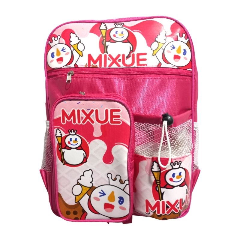 Mixue Tas anak SD dan TK printing botol cwe cwo tas wanita tas pria redy tas murah bagus berbagai kalakter