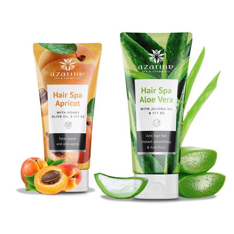 Azarine Hair Spa Apricot & Hair Spa Aloe Vera