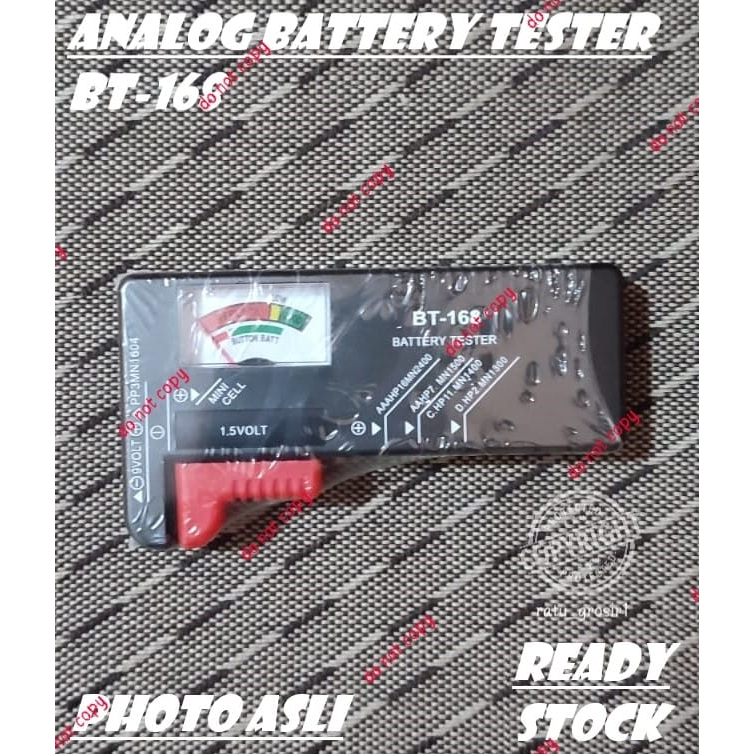 Alat Tester Baterai Universal Analog BT 168 Alat Test Batere