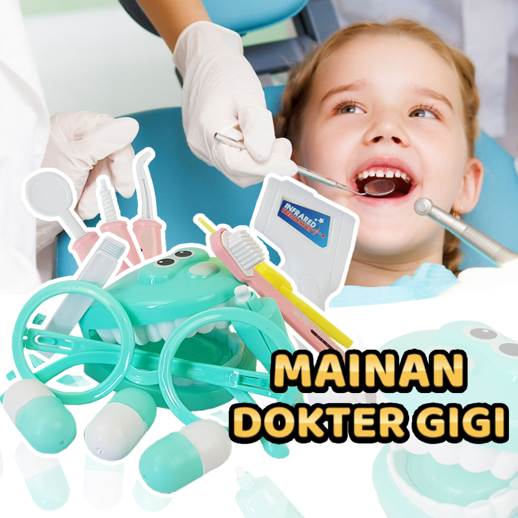 Mainan Anak Dokter Gigi Set/ Doctor Dental Specialist Toys Set YZ3 ( YOGOBATA )