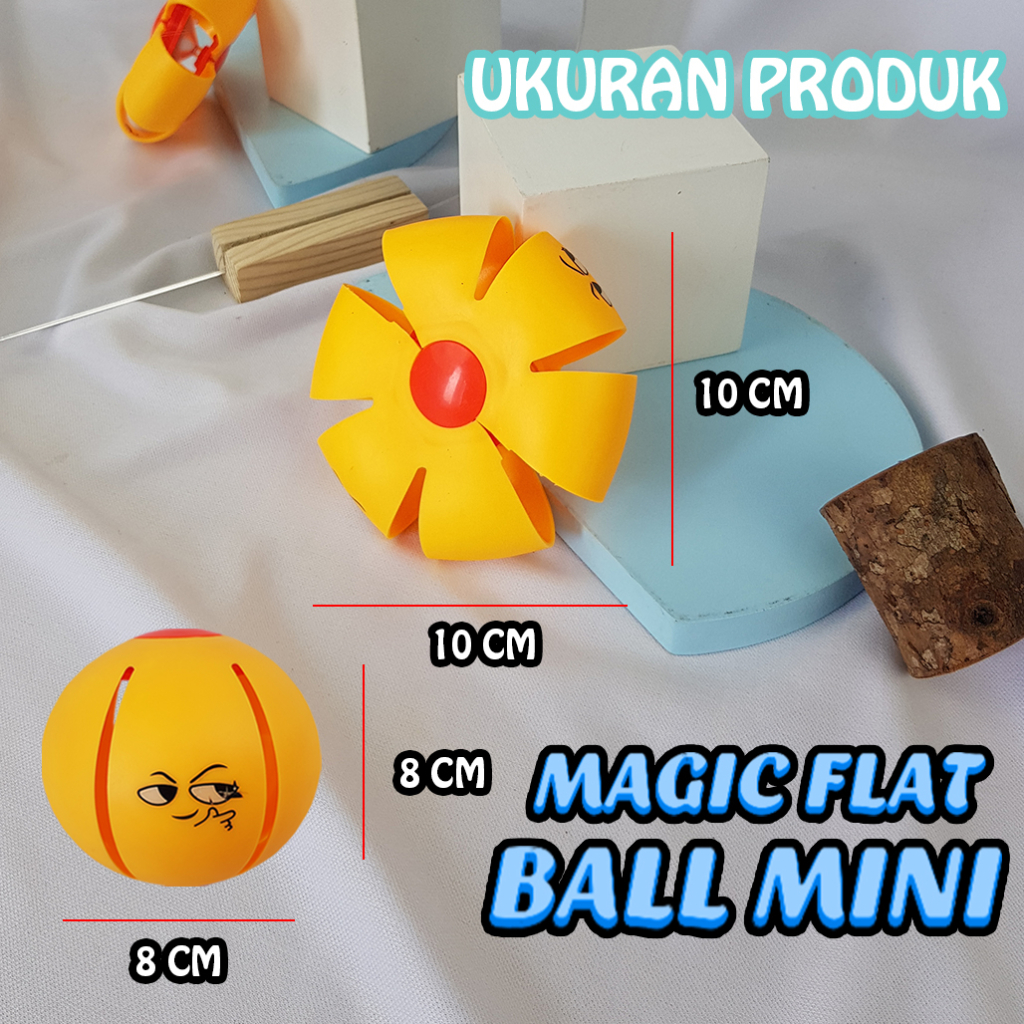 Mainan Anak Viral Bola Ufo/  Bola Magic Flat Ball Mini YG28 ( YOGOBATA )