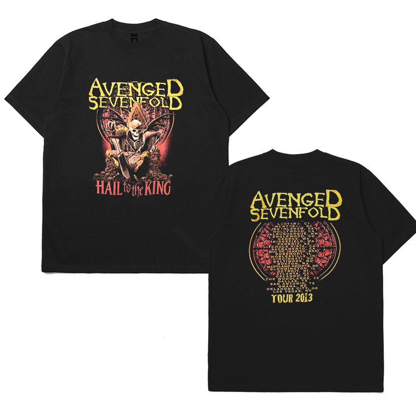 T-shirt Band Avenged Sevenfold Tour 2013
