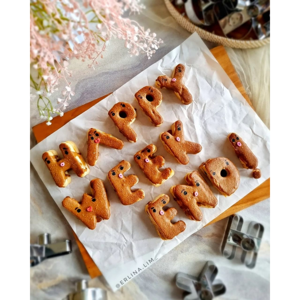 CETAKAN ALPHABET / CETAKAN DONAT ALPHABET / CUTTER COOKIES