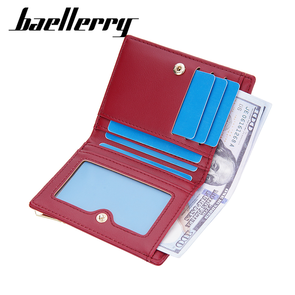 BAELLERRY NR097 Dompet Wanita Kecil Dompet Lipat Bahan Kulit PU Leather Premium WATCHKITE WKOS