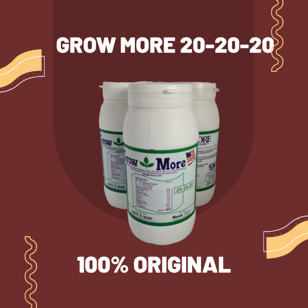 Pupuk NPK Grow More 20-20-20