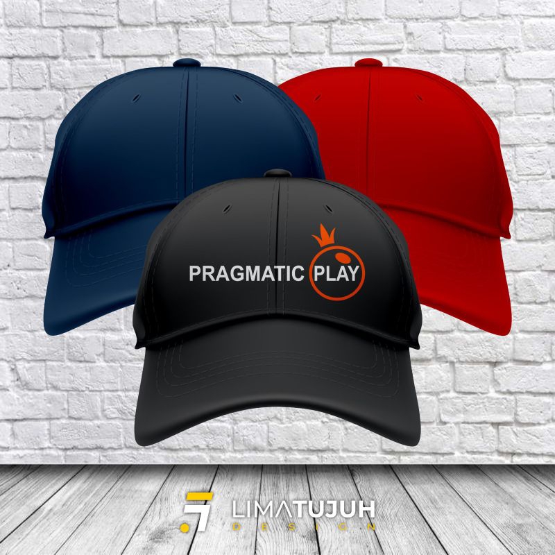 Topi Custom / Topi Pragmatic Play Logo / Topi Unisex